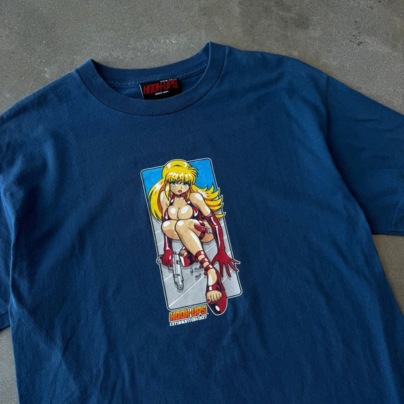 Vintage Y2K Hook-Ups T-Shirt [L] - Picture 2 of 5